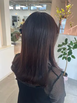 セミロング 秋山 麗奈のヘアスタイル