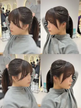 ロング カラー 🌿海山龍馬🌿前髪 /顔まわり/レイヤーのヘアスタイル