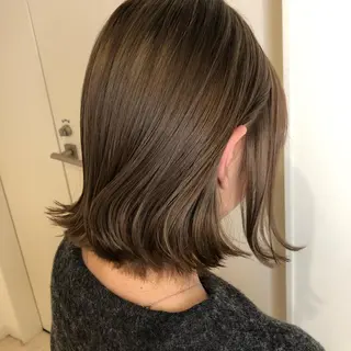 ショート カラー ヘアアレンジ マツエク・マツパ 透明感カラー🫧ヘア セット🫧松本菜月の眉毛・アイブロウイメージ