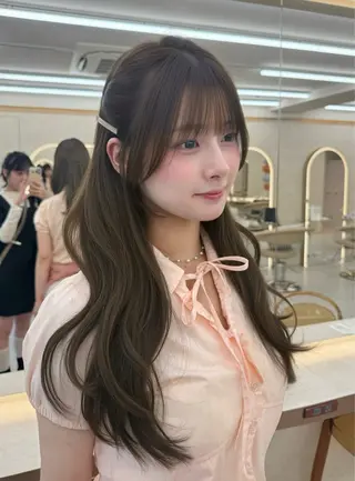 ロング ゆい 似合わせカットのヘアスタイル