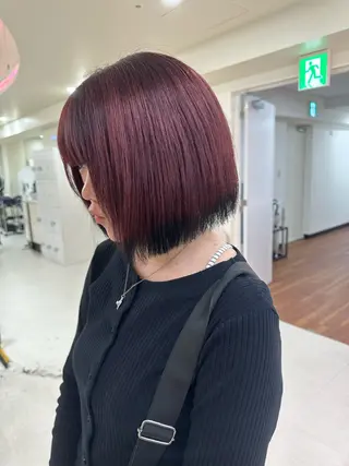 ショート カラー 🤍韓国大人っぽ ベージュMAI🤍のヘアスタイル