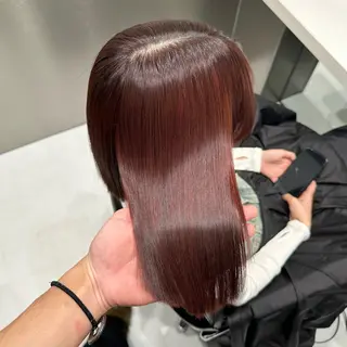 セミロング カラー ✨髪質改善艶カラー✨ リュウトのヘアスタイル