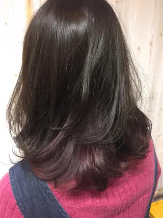 ミディアム カラー 吉祥寺aivee 若手注目スタッフのヘアスタイル