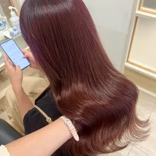 セミロング 韓国モテhair🍑 momoのヘアスタイル