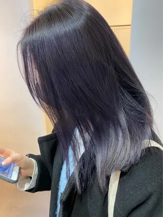 ミディアム 表参道ミディアム レイヤー山岸季生のヘアスタイル