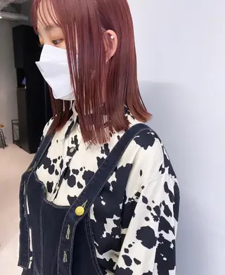 ミディアム カラー マンツーマン半個室 tamuraのヘアスタイル