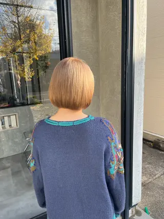 ショート カラー 長谷川 湧のヘアスタイル