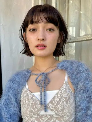 ショート 銀座/レイヤーカット 🩵三浦紗弓🩵のヘアスタイル