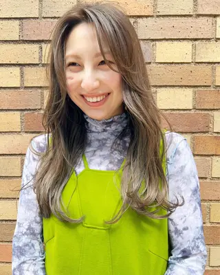 ロング カラー haco＋所属・圧倒的デザイン力 店長🎨RENAのヘアスタイル