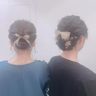 セミロング 顔周りの垢抜けヘア 立山愛梨のヘアスタイル