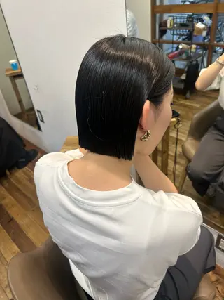 ショート 大阪デザインカラー/ カットモデル募集のヘアスタイル