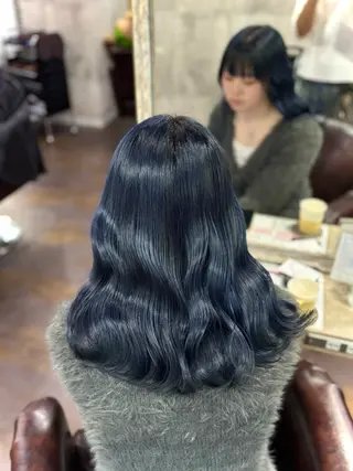 ミディアム ✨韓国艶髪✨ケア ブリーチ🫧アキラのヘアスタイル