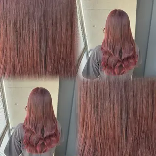 ロング カラー 髙橋 李里亜のヘアスタイル