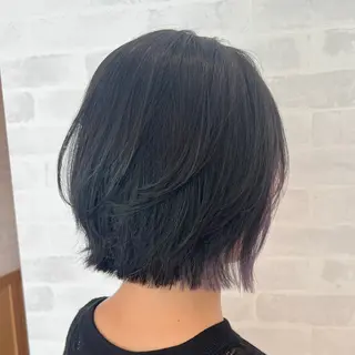 ショート カラー 顔周りカット/透明感 カラー🤍大塚蛍のヘアスタイル