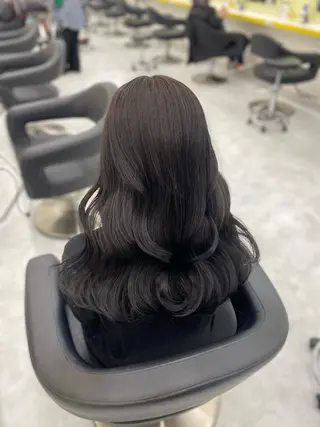 ミディアム カラー パーマ ヘアアレンジ メンズ キッズ 💖横浜ブリーチなし 💖MIHOのヘアスタイル