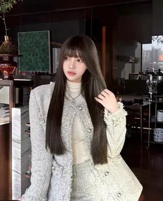 ロング 🎀韓国スリムタッキ 羽エクステ🎀kiiのヘアスタイル