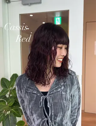 セミロング カラー トレンドヘア /mina♡のヘアスタイル