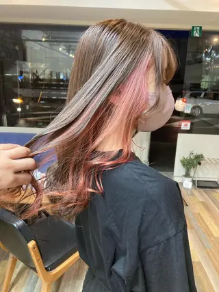 セミロング カラー ✂️似合わせの魔術師 石田一樹✂️のヘアスタイル