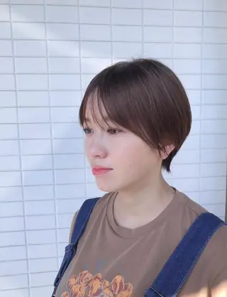ショート 菊池 幹のヘアスタイル