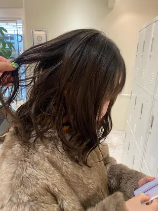 セミロング パーマ 🍏すがの みき🍏のヘアスタイル