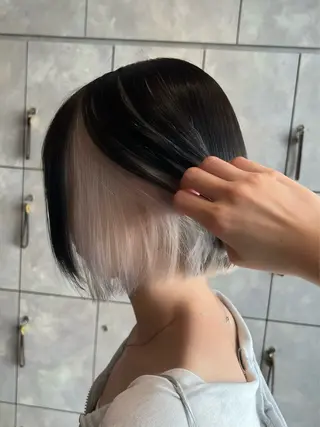 ミディアム カラー 🎀ハイトーン・艶 カラー HANA🎀のヘアスタイル