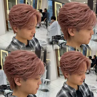 カラー 菅野 心悠/メンズヘアのヘアスタイル