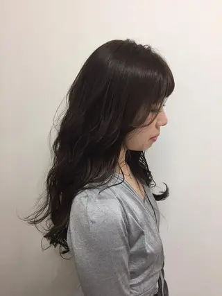 ロング カラー 肌に馴染むカラー 梅田・増田のヘアスタイル