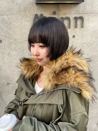 ショート ボブ／パーマ指名 No. 1🍃れんとのヘアスタイル