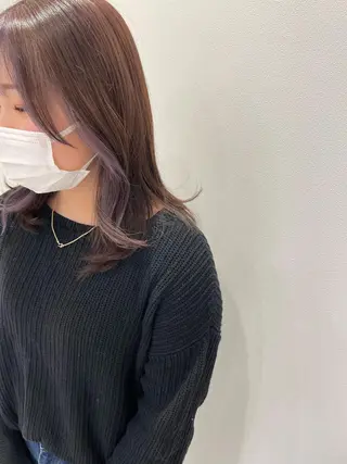 ミディアム 🪴酒井 可南子🪴のヘアスタイル