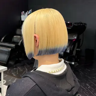 セミロング カラー 色落ち綺麗🩰ハイ トーン🎀RINKAのヘアスタイル