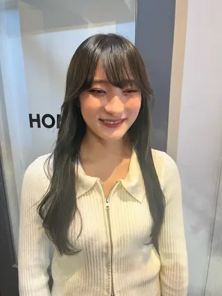 ロング カラー sora / 渋谷 / ハイトーンのヘアスタイル