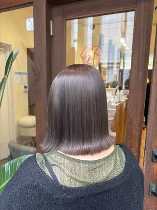 ミディアム カラー 髙木 優人のヘアスタイル