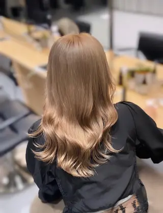 ロング カラー ヘアアレンジ 似合わせレイヤー✨️ RIEのヘアスタイル
