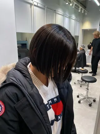 カラー いまかわ ゆなのヘアスタイル