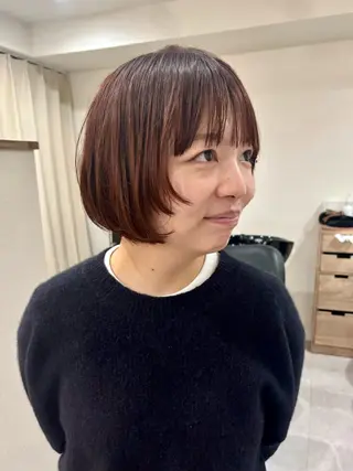 ショート カラー 大阪ヴィーガンサロン KANAKOのヘアスタイル