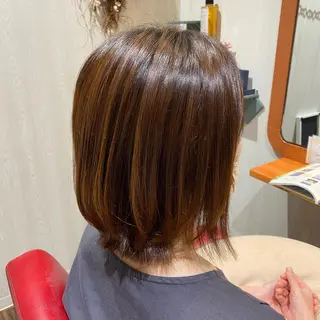 ミディアム 木宮 美緒のヘアスタイル
