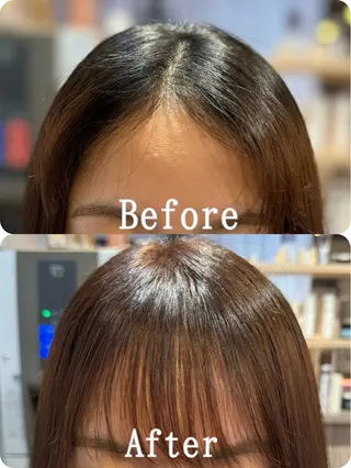 パーマ 【前髪クロスパーマ】 武笠 祥子のヘアスタイル