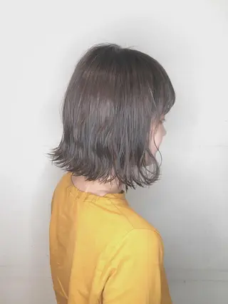 ショート カラー ヘアアレンジ 🌿‬ ܸAir 透明感🌱西村知佳のヘアスタイル