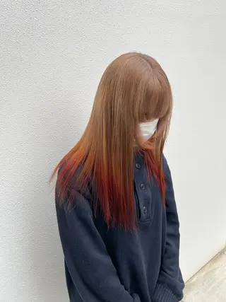 セミロング カラー 「sumi」 AMIのヘアスタイル