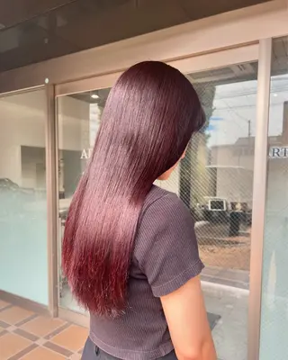 ロング カラー HAZUKI .のヘアスタイル