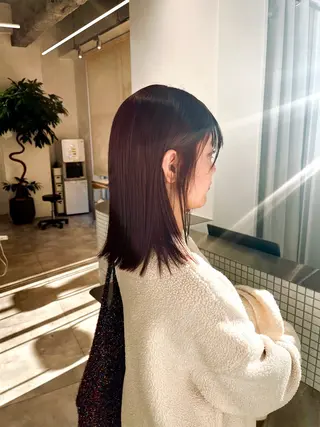 ミディアム 渡邊 百咲のヘアスタイル