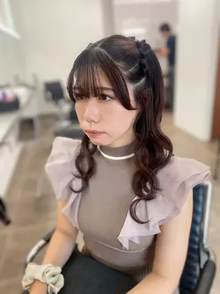 ロング ヘアアレンジ ENV船橋 櫻井ちののヘアスタイル