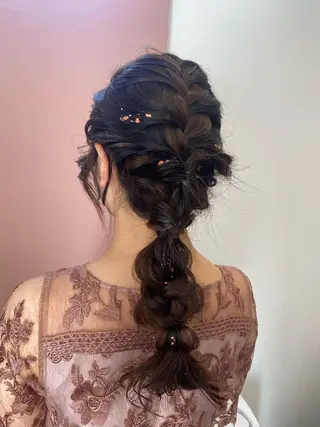 ロング ヘアアレンジ pep natsumiのヘアスタイル