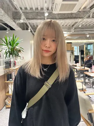 セミロング hair&eye🎀 /momoKaのヘアスタイル