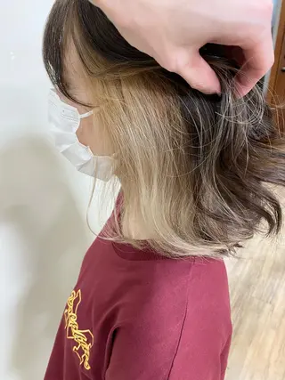 カラー SALOWIN栄 高須大貴のヘアスタイル