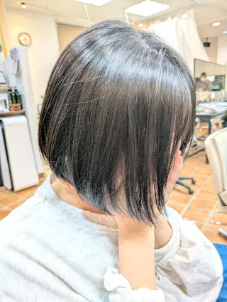 ショート 大人女性カット/ヘア セット✨️片本🌸のヘアスタイル