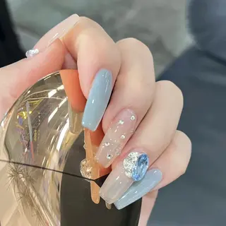 ネイル By moonネイル 🌷ワンホン/韓国風のネイルデザイン