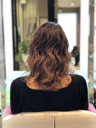 ミディアム カラー 大塚 貴之のヘアスタイル