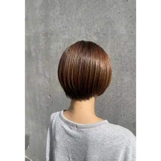 ショート 【こっくりカラー】 🤎Umi‪🤎のヘアスタイル