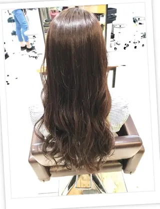 ロング カラー パーマ ヘアアレンジ メンズ キッズ ネイル マツエク・マツパ EnBlesS西宮 マンツーマン神道有基のヘアスタイル